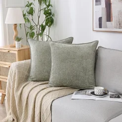 Chenille 20x20 Square Throw Pillow
