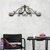 Cheungs 32" Horizontal  Décor With Overlapping Wave Accents Metal Wall Art