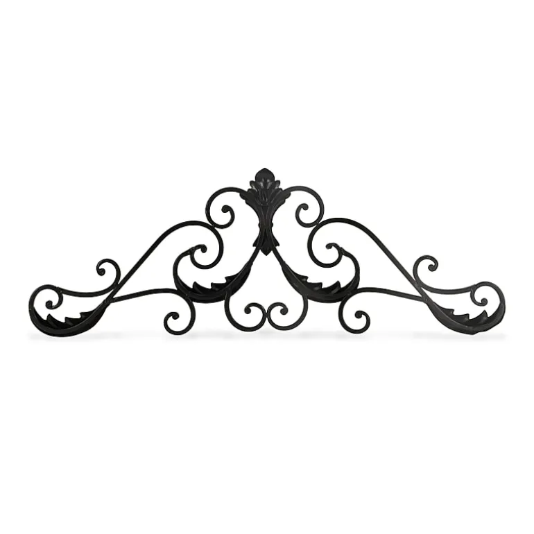 Cheungs 32" Horizontal Décor With Overlapping Wave Accents Metal Wall Art