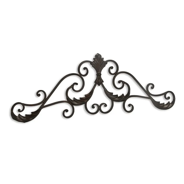 Cheungs 32" Horizontal Décor With Overlapping Wave Accents Metal Wall Art
