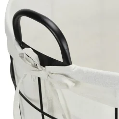 Cheungs Lined Metal Wire Laundry Basket