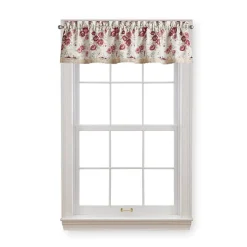 CHF Antique Rose Rod Pocket Tailored Valance