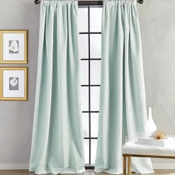 CHF Bloomsbury Rod Pocket Light-Filtering Single Curtain Panel