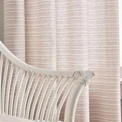 CHF Cargo Stripe Grommet Top Light-Filtering Set of 2 Curtain Panel