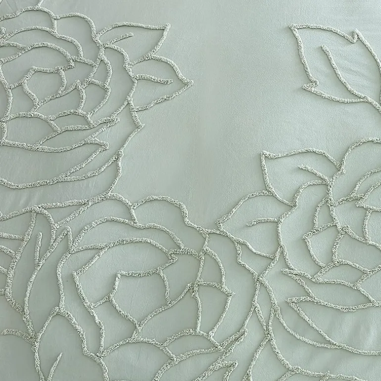 CHF Chenille Rose Shower Curtain