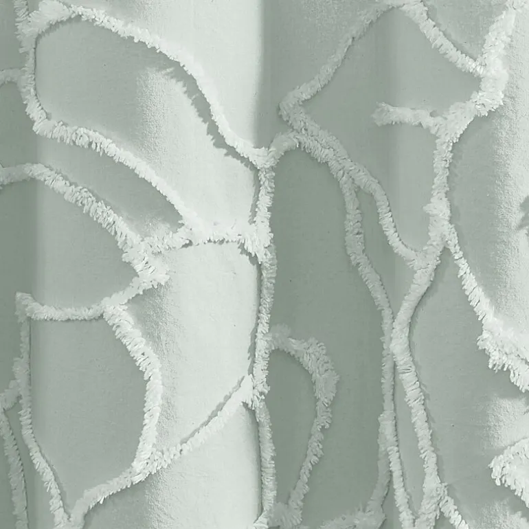 CHF Chenille Rose Shower Curtain