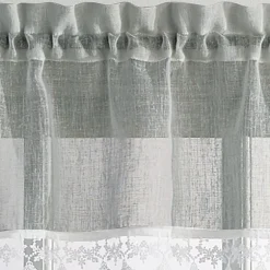 CHF Delicate Lace 3-pc. Rod Pocket Window Tier