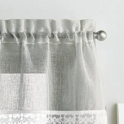 CHF Delicate Lace 3-pc. Rod Pocket Window Tier