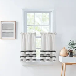 CHF Global Woven 3-pc. Kitchen Curtains & Drapes Window Set