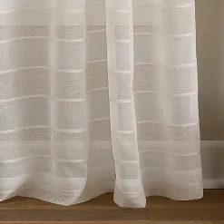 CHF Harbor Rod Pocket Sheer Set of 2 Curtain Panel