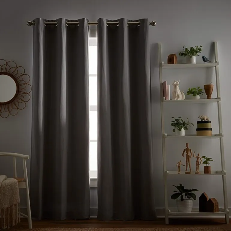 CHF Harper Grommet Top Blackout Set of 2 Curtain Panel