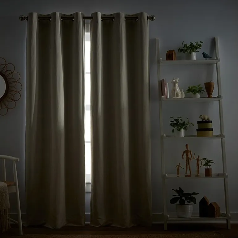 CHF Harper Grommet Top Blackout Set of 2 Curtain Panel