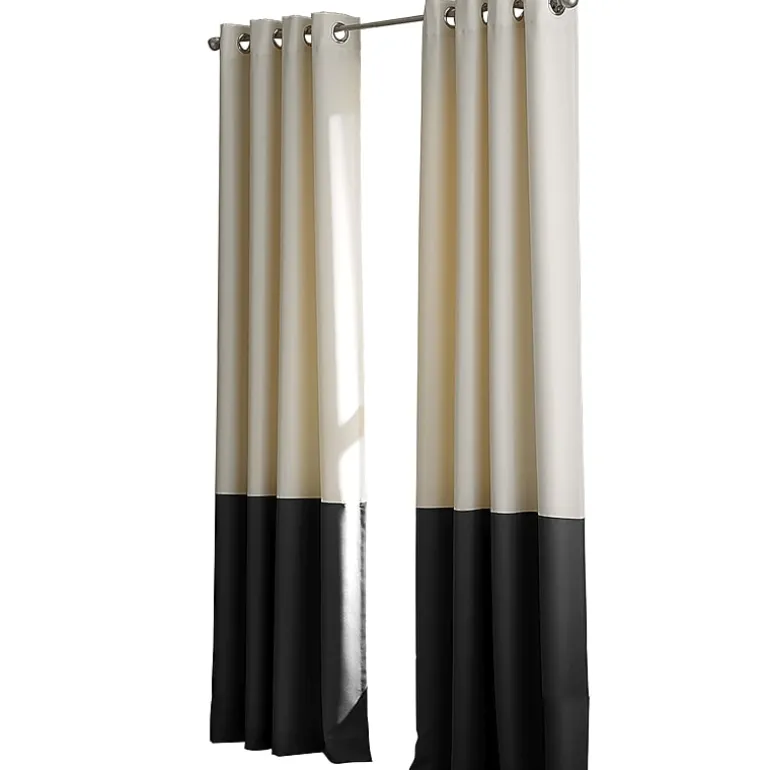 CHF Kendall Grommet Top Light-Filtering Single Curtain Panel