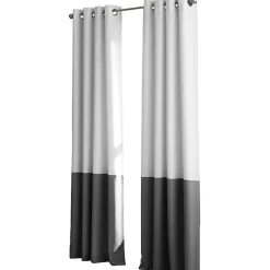 CHF Kendall Grommet Top Light-Filtering Single Curtain Panel