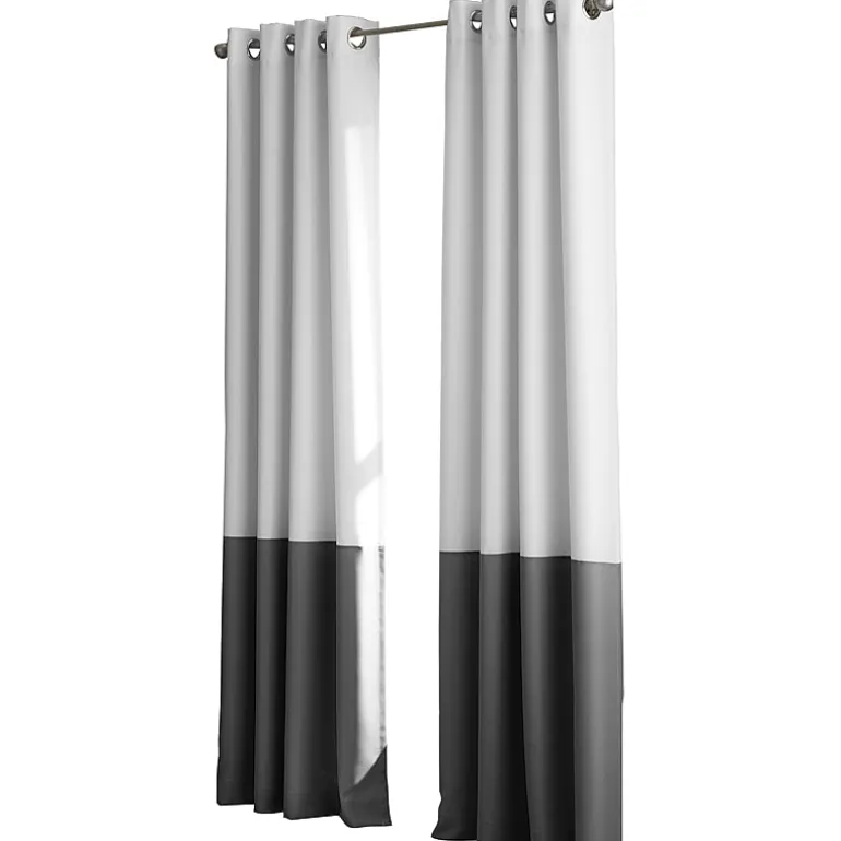 CHF Kendall Grommet Top Light-Filtering Single Curtain Panel