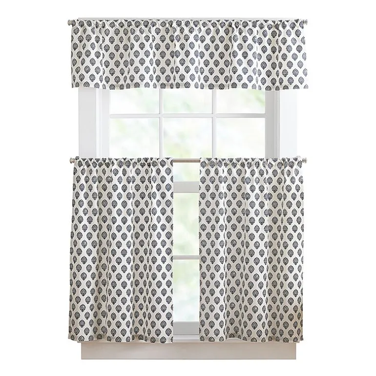 CHF Kiara 3-pc. Rod Pocket Window Tier