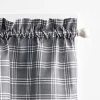 CHF Lodge Plaid 2-pc. Rod Pocket Window Tier