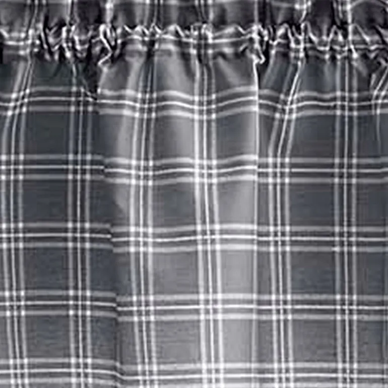 CHF Lodge Plaid 2-pc. Rod Pocket Window Tier