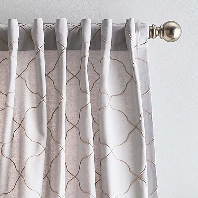 CHF Mallorca Back Tab Light-Filtering Set of 2 Curtain Panel