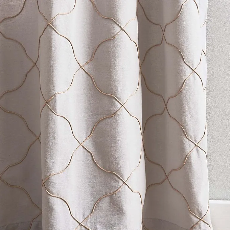 CHF Mallorca Back Tab Light-Filtering Set of 2 Curtain Panel