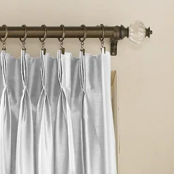 CHF Marquee Pinch Pleat Back Tab Light-Filtering Single Curtain Panel