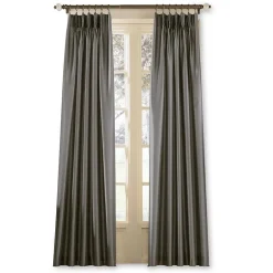 CHF Marquee Pinch Pleat Back Tab Light-Filtering Single Curtain Panel