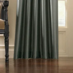 CHF Marquee Pinch Pleat Back Tab Light-Filtering Single Curtain Panel