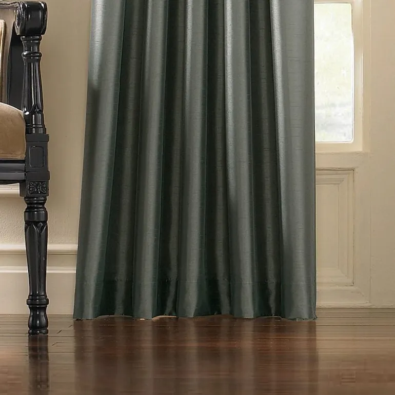 CHF Marquee Pinch Pleat Back Tab Light-Filtering Single Curtain Panel