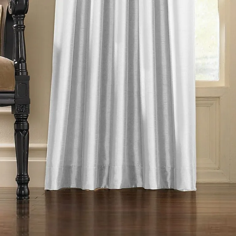 CHF Marquee Pinch Pleat Back Tab Light-Filtering Single Curtain Panel
