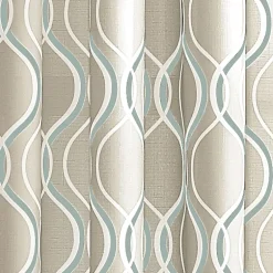 CHF Morocco Rod Pocket Light-Filtering Single Curtain Panel