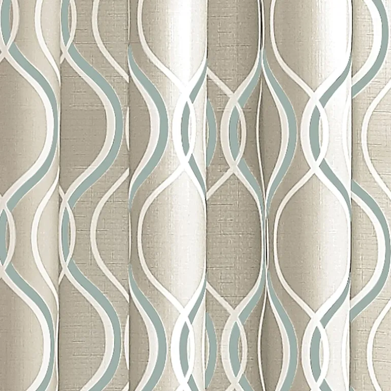 CHF Morocco Rod Pocket Light-Filtering Single Curtain Panel