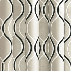CHF Morocco Rod Pocket Light-Filtering Single Curtain Panel