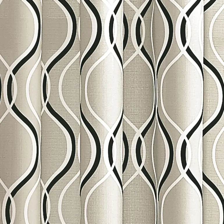 CHF Morocco Rod Pocket Light-Filtering Single Curtain Panel