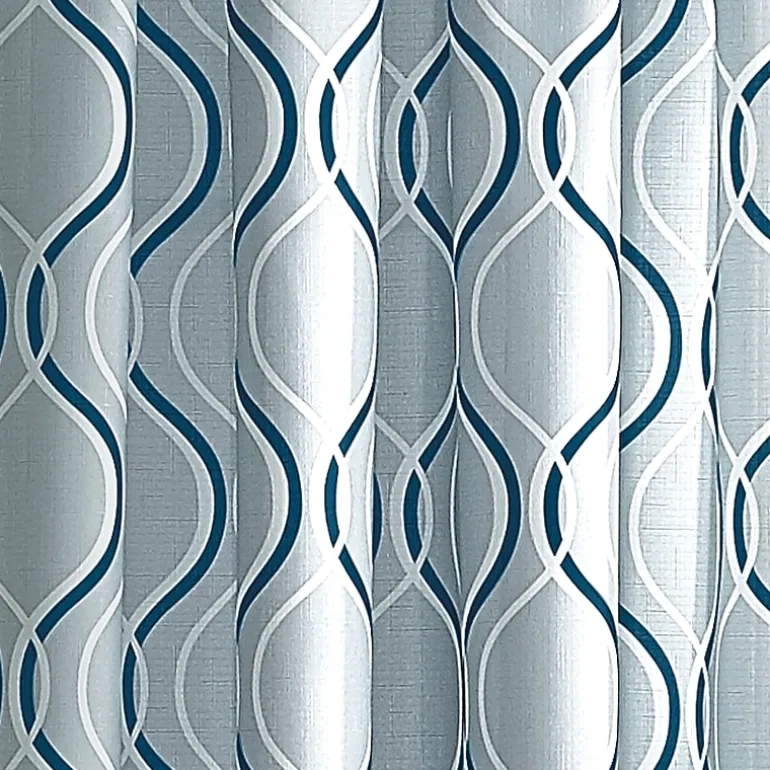 CHF Morocco Rod Pocket Light-Filtering Single Curtain Panel