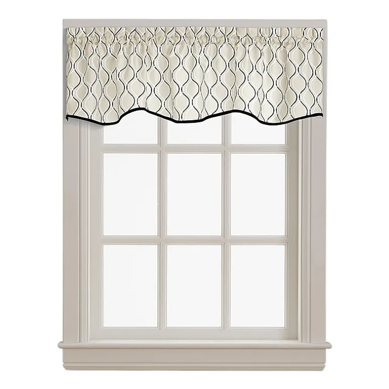CHF Morocco Rod Pocket Scallop Valance