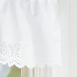 CHF Penny Eyelet Rod Pocket Tailored Valance