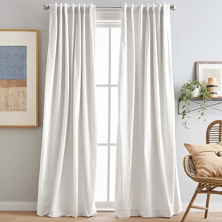 CHF Sanctuary Back Tab Light-Filtering Set of 2 Curtain Panel