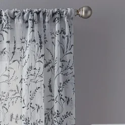CHF Santa Barbara Rod Pocket Sheer Single Curtain Panel