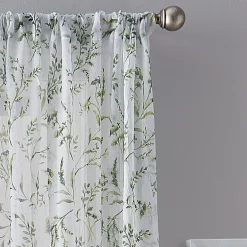 CHF Santa Barbara Rod Pocket Sheer Single Curtain Panel
