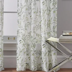 CHF Santa Barbara Rod Pocket Sheer Single Curtain Panel