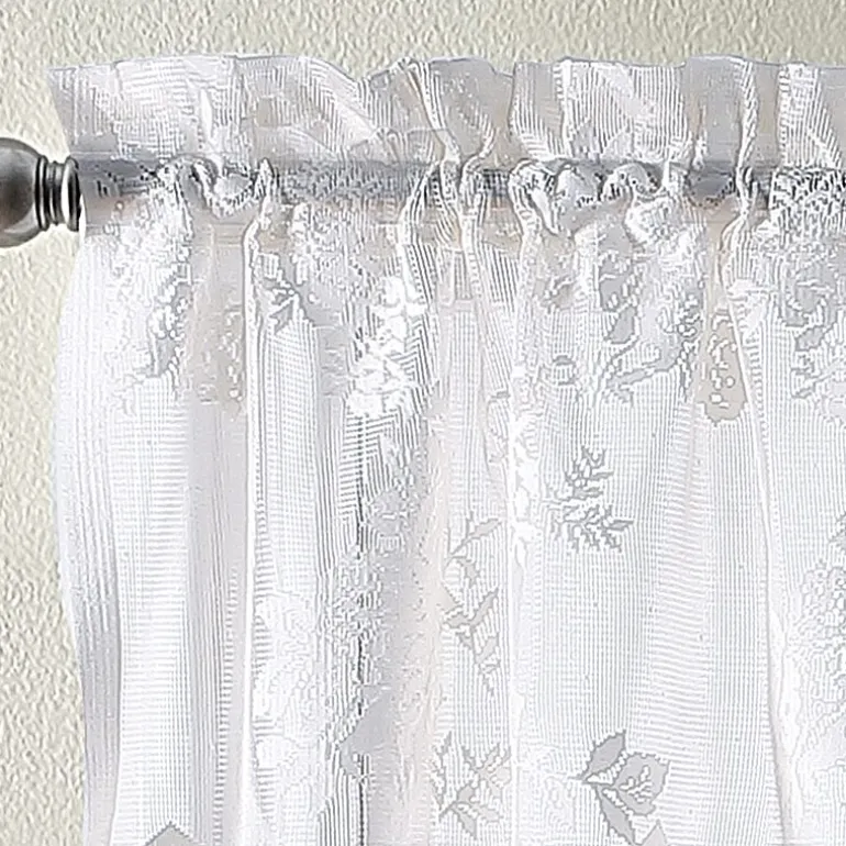 CHF Sibella Lace Rod Pocket Tailored Valance