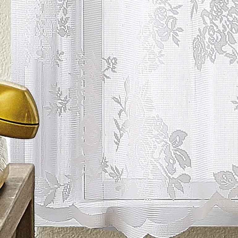 CHF Sibella Lace Rod Pocket Tailored Valance