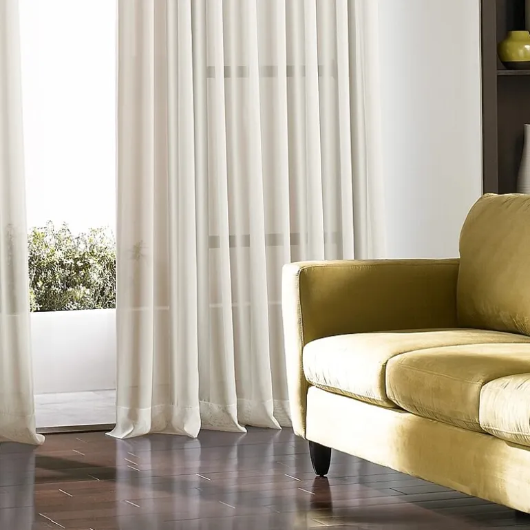 CHF Soho Grommet Top Sheer Single Curtain Panel