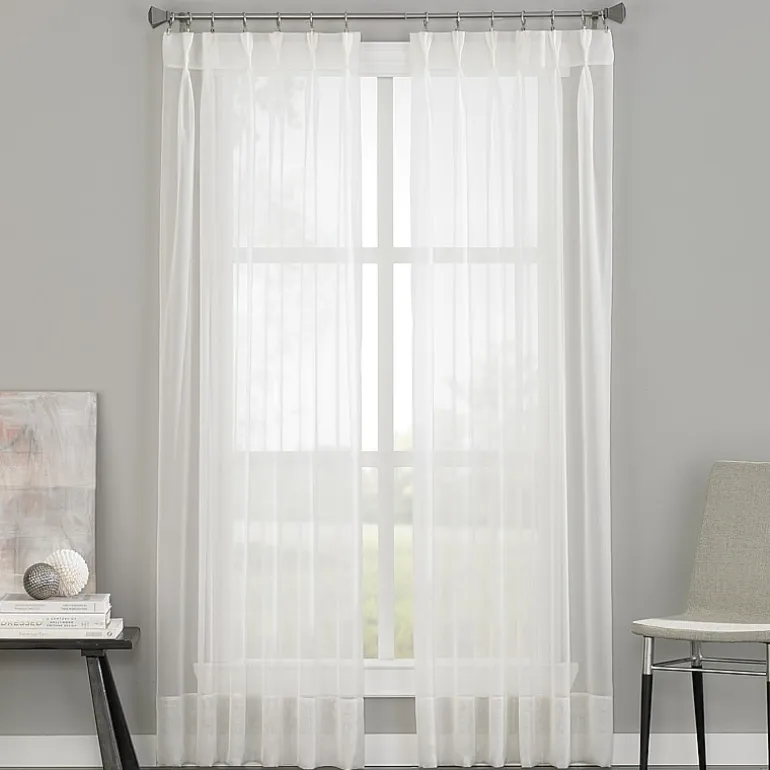 CHF Soho Pinch Pleat Sheer Single Curtain Panel
