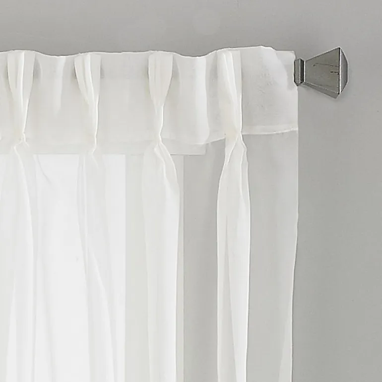 CHF Soho Pinch Pleat Sheer Single Curtain Panel