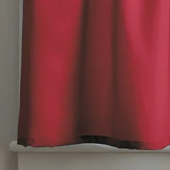 CHF Solid Twill 3-pc. Rod Pocket Window Tier