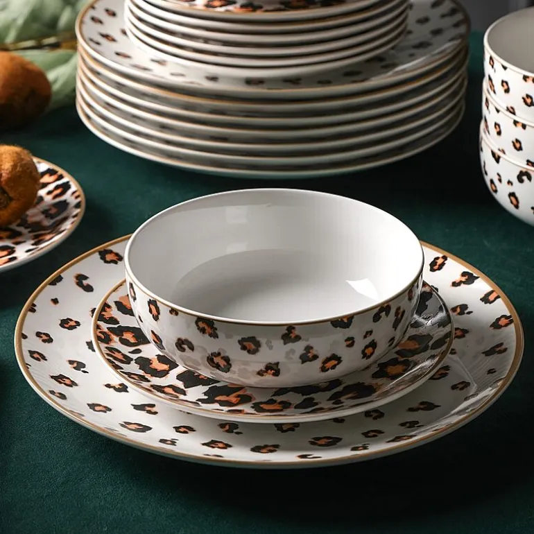 Christian Siriano New York Majestic 24-pc. Porcelain Dinnerware Set