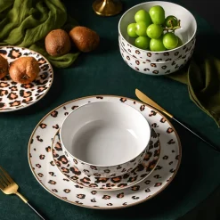 Christian Siriano New York Majestic 24-pc. Porcelain Dinnerware Set