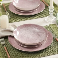 Christian Siriano New York Onyx 12-pc. Porcelain Dinnerware Set