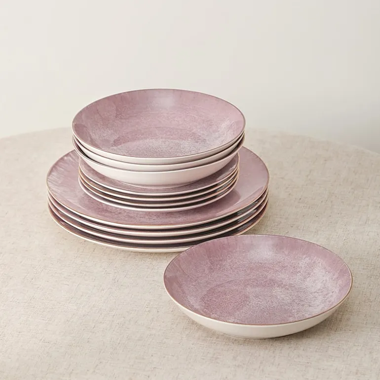 Christian Siriano New York Onyx 12-pc. Porcelain Dinnerware Set